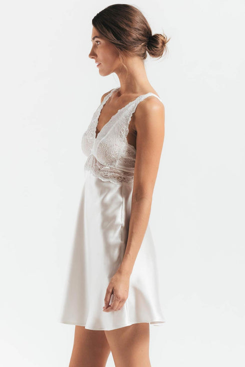 Nk Imode Morgan Iconic Bust-Support Silk Chemise